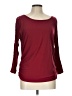 Mine Burgundy 3/4 Sleeve Top Size L - photo 1