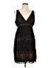 BCBGMAXAZRIA 100% Silk Black Cocktail Dress Size 12 - photo 1