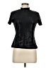 Votre Nom Metallic Black Short Sleeve Top Size M - photo 1