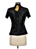 Votre Nom Metallic Black Short Sleeve Top Size M - photo 2