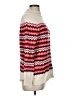 Talbots Chevron-herringbone Ivory Turtleneck Sweater Size M - photo 4