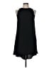 H&M 100% Polyester Solid Black Cocktail Dress Size 8 - photo 1