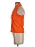 F.L. Malik Orange Sleeveless Blouse Size S - photo 5
