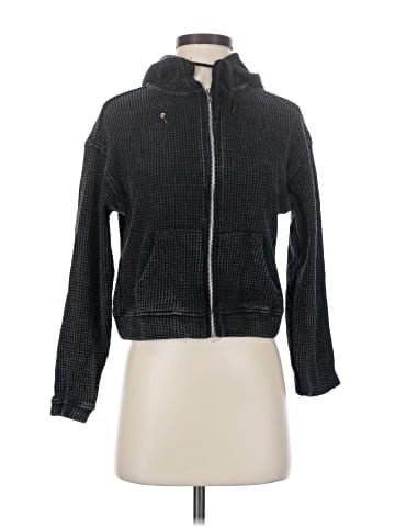 Hippie Rose Zip Up Hoodie (view 1)