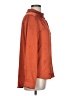 Pleione Orange Long Sleeve Blouse Size L - photo 4