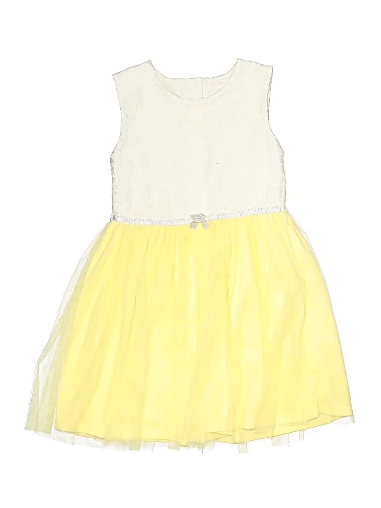 Pre-owned Nannette Kids' Dress In Yellow