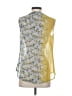 CAbi 100% Polyester Yellow Sleeveless Blouse Size S - photo 2