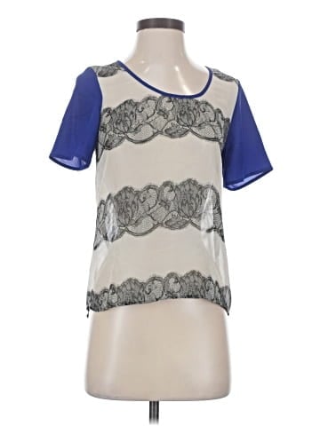 Bar III Short Sleeve Top (view 1)