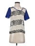 Bar III 100% Polyester Blue Short Sleeve Top Size XS - photo 1
