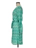 Pixley Chevron-herringbone Teal Cocktail Dress Size M - photo 5