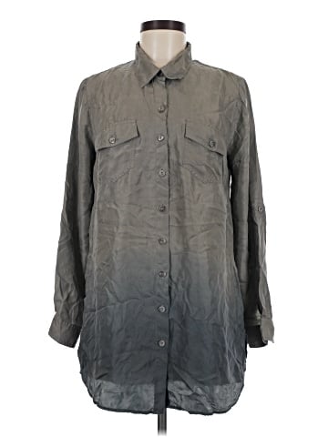 Isda & Co Long Sleeve Silk Top (view 1)