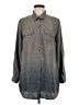 Isda & Co 100% Silk Gray Long Sleeve Silk Top Size S - photo 1