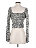 Urban Outfitters Silver Long Sleeve Top Size S - photo 2