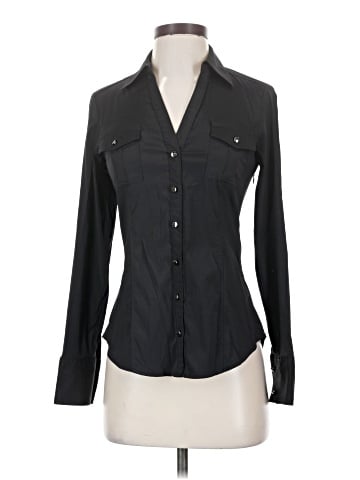 Express Design Studio Long Sleeve Blouse (view 1)