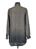 Isda & Co 100% Silk Gray Long Sleeve Silk Top Size S - photo 2
