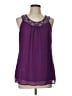 Covington 100% Polyester Purple Sleeveless Blouse Size L - photo 1