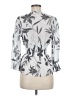 Harve Benard Silver 3/4 Sleeve Blouse Size M - photo 2