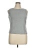 Talbots 100% Cotton Gray Sleeveless Top Size XL - photo 1