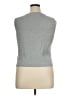 Talbots 100% Cotton Gray Sleeveless Top Size XL - photo 2