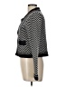 Tracy Reese Chevron-herringbone Black Jacket Size L - photo 5