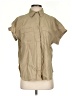 Athleta Tan Short Sleeve Button-Down Shirt Size XS - photo 1