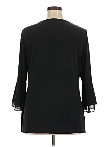 JM Collection 3/4 Sleeve Blouse (view 2)