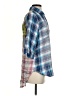 Soft Surroundings Plaid Blue 3/4 Sleeve Blouse Size XS - photo 4