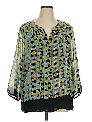Calvin Klein 3/4 Sleeve Blouse (view 1)