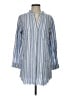 Cloth & Stone Blue 3/4 Sleeve Button-Down Shirt Size S - photo 1