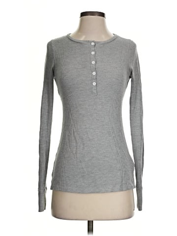 Michael Lauren Long Sleeve Henley (view 1)
