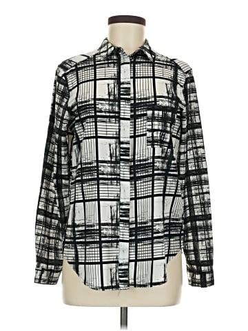 Topshop Long Sleeve Blouse (view 1)