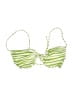 Unbranded Stripes Green Swimsuit Top Size L - photo 1