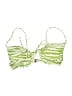 Unbranded Stripes Green Swimsuit Top Size L - photo 2