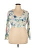 Old Navy Silver Blue Long Sleeve Top Size 2X - photo 1