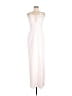 Maria Bianca Nero 100% Polyester White Cocktail Dress Size 8 - photo 1