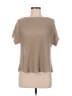 Cupio Metallic Tan Pullover Sweater Size M - photo 1