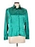 Notations 100% Polyester Teal Long Sleeve Blouse Size 12 - photo 1