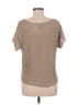 Cupio Metallic Tan Pullover Sweater Size M - photo 2
