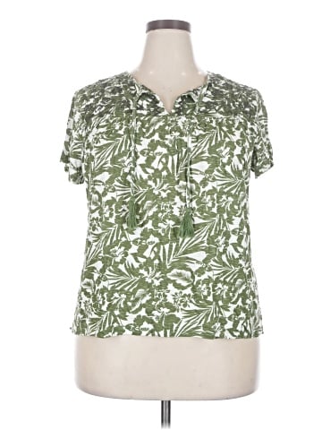 Style&Co Short Sleeve Henley (view 1)