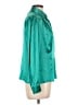 Notations 100% Polyester Teal Long Sleeve Blouse Size 12 - photo 4