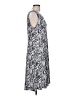 Perceptions Graphic Gray Casual Dress Size L - photo 4