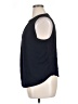 Ann Taylor LOFT 100% Polyester Black Sleeveless Blouse Size XL - photo 5