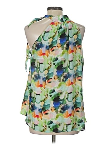 Analili Sleeveless Silk Top (view 2)