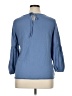 Ann Taylor LOFT Blue 3/4 Sleeve T-Shirt Size XL - photo 2