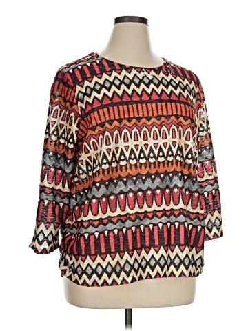 Alfred Dunner 3/4 Sleeve Blouse (view 1)