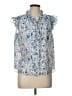 Bailey 44 Blue Sleeveless Blouse Size L - photo 1