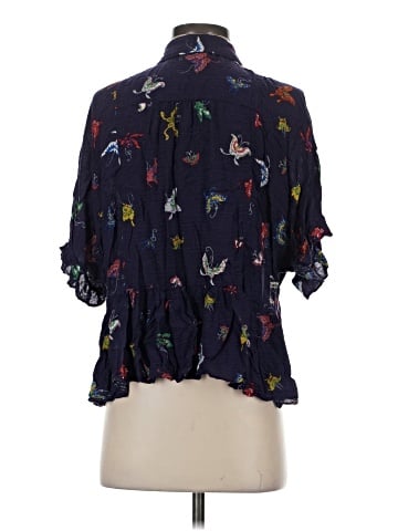Maeve by Anthropologie Short Sleeve Blouse (view 2)