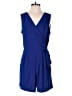 Emma & Michele Solid Blue Romper Size M - photo 1