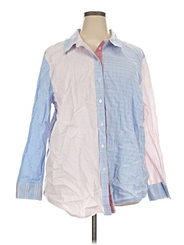 Lane Bryant Long Sleeve Button-Down Shirt (view 1)