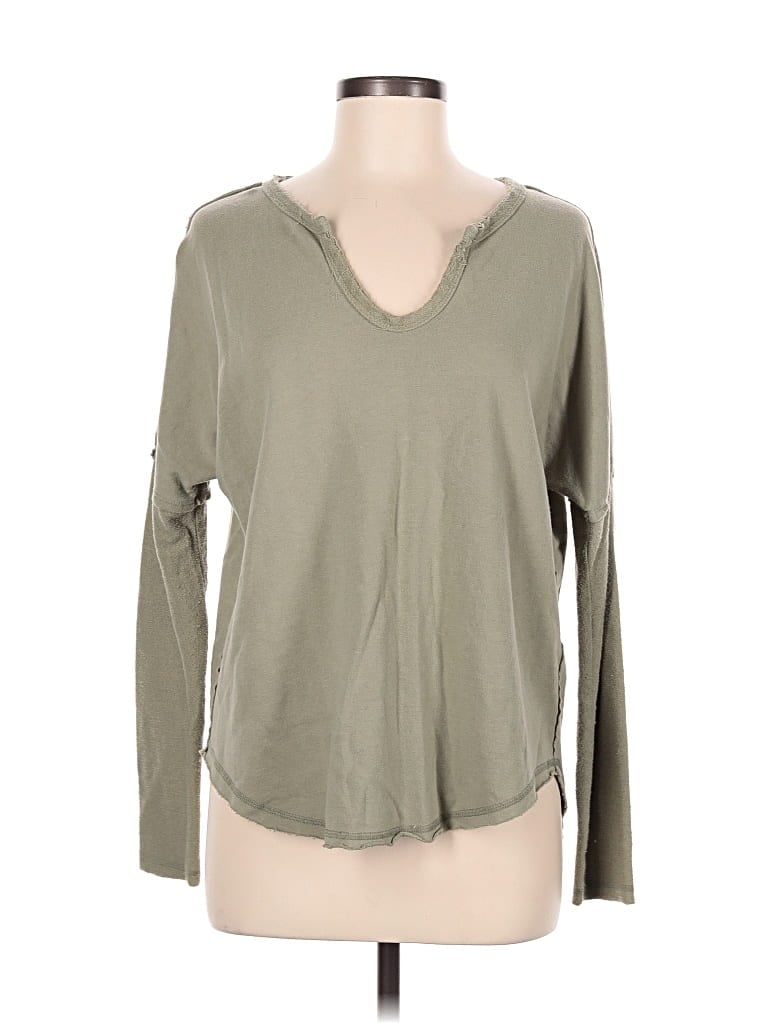 Pre-owned La Miel Long Sleeve T-shirt In Green